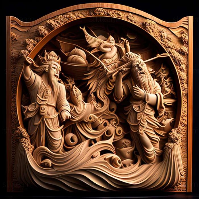 3D модель Vanity Affair Man of the Sea Four Heavenly Kings Genji (STL)